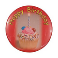 2.25" Stock Buttons (Happy Birthday) - Cupcake